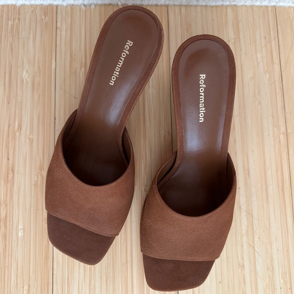 Reformation Enya Wedge Sandal